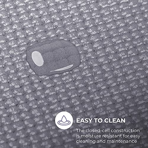Voyage Yoga Mat Roll By Sunshine Yoga (24"X 5Mm X 96 Ft) (Cool Gray) #TOP3