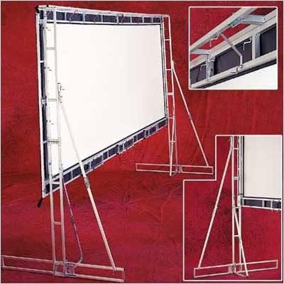 Truss Style Cinefold Flexible Matte White Portable Projection Screen Viewing Area: 25′ diagonal