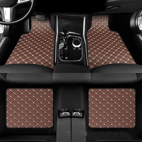 Alfombrillas De Moqueta para Ferrari Enzo Coupe 2001 2002 2003 2004 2005. Juego De Alfombrillas A Medida para Una ProteccióN óPtima del Suelo-A Prueba De Polvo,Brown