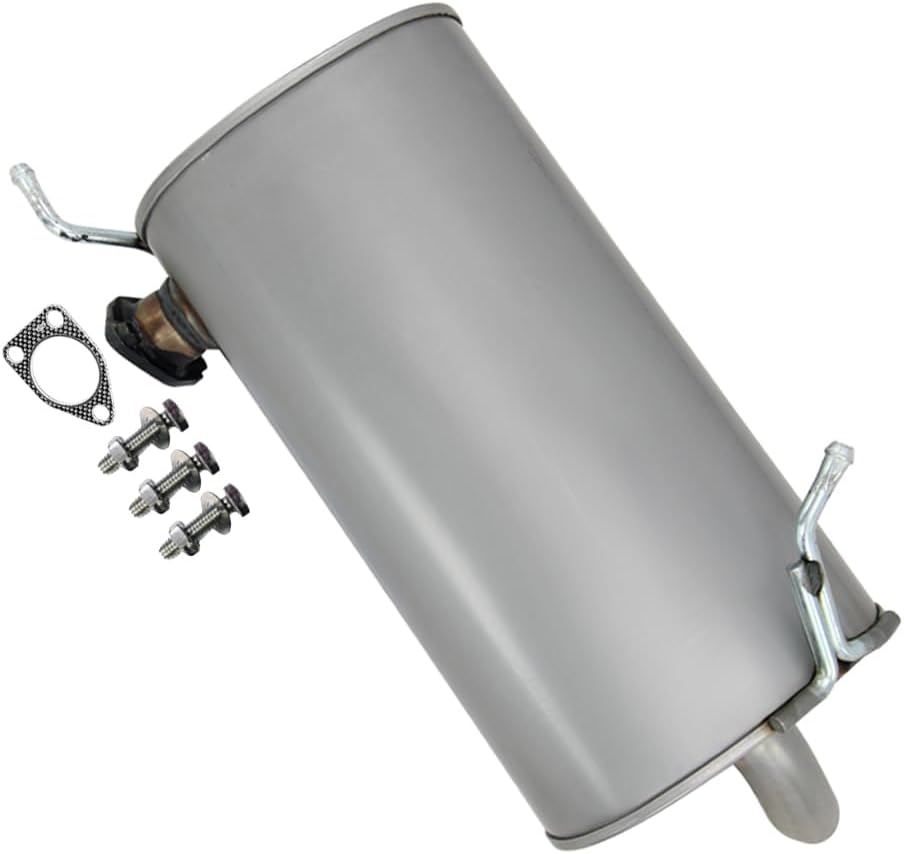 Exhaust Rear Muffler Compatible for 2014-2019 Mitsubishi Outlander 2.4L | Stainless Steel | Northeastern Exhaust | Free Gasket and Bolts & Nuts Included | Direct-Fit Replacement