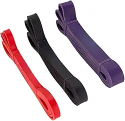 Kit 4 Elastico para Exercicio de Musculacao - Faixa Super Band para Exercicio Crossfit Academia