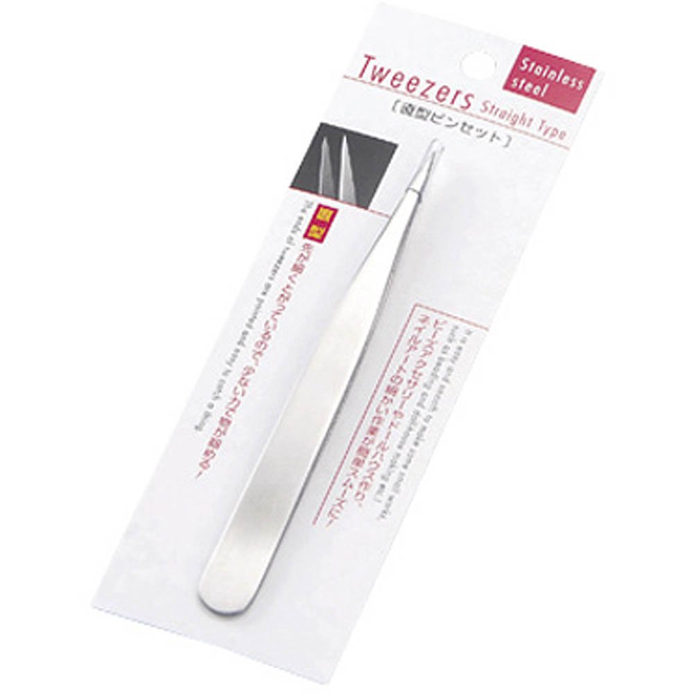 小物 echo Echo Metal 1236-458 Straight Tweezers with Mat : Amazon.sg: DIY