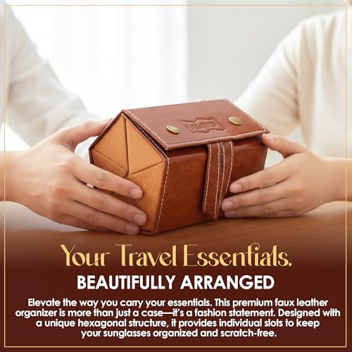 Image of ALAWO Sunglass Box Organizer Holder Case