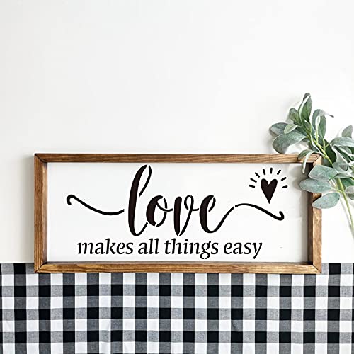 Czong 21 Pieces Letter Stencils For Painting On Wood Canvas Laser Cut Painting Stencil - Large Alphabet Welcome Calligraphy Font Suitable For Home Decor & Diy Craft Projects #TOP4