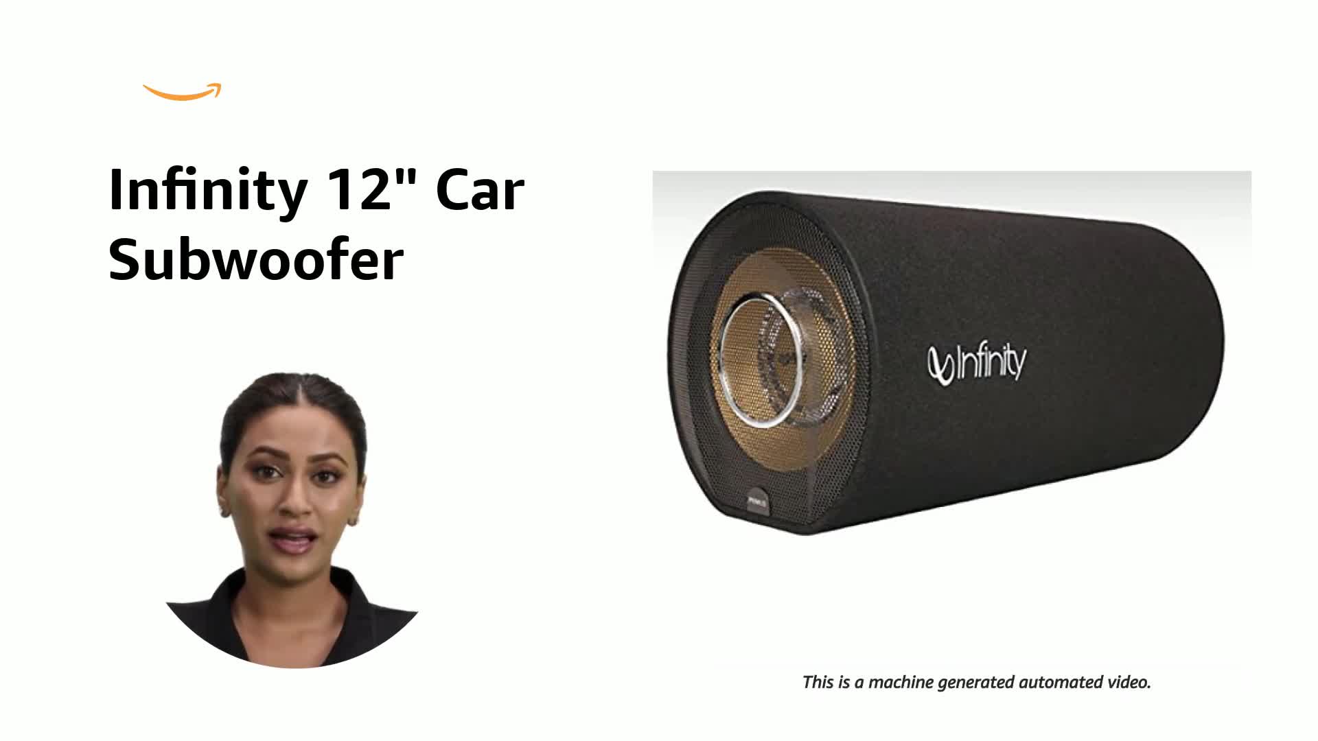 Watch Infinity 12" Car Subwoofer Overview on Amazon Live
