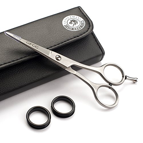 Hairdressing Scissors - Highest Quality Salon Professional 4.5 Inch Beard Hair Cutting Scissors - Lifetime Satisfaction Guarantee