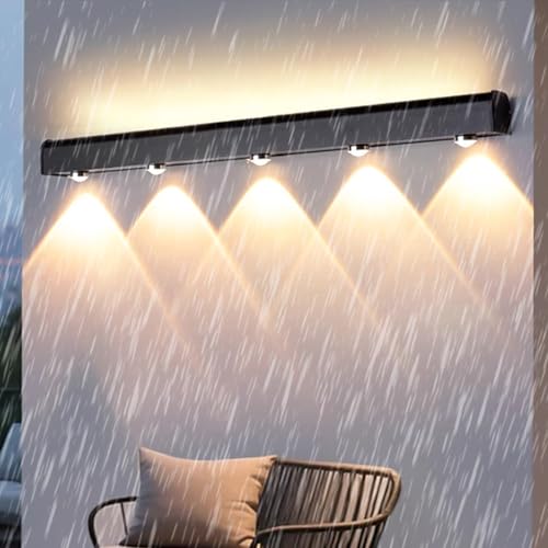 Lampe murale étanche IP65 contre l'humidité pour salle de bain et jardin