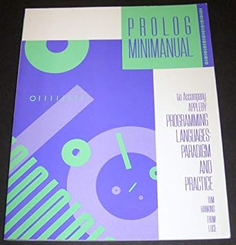 Programming Languages: Paradigm and Practice: Prolog Mini-Manual : Buy ...