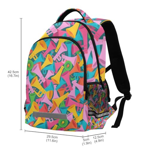 KLL Colorful Cartoon Cute Speaker Designed big kid backpacks with large bookbags for teen mochilas para adolescentes chicas3