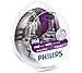 Produktbild 2 x H4 12 V 60/55 W Philips Vision Plus + 60% Licht P43t Auto Moto Lampe