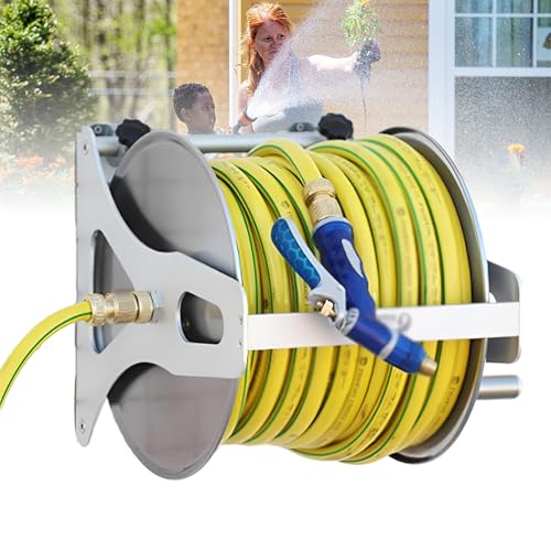 Chariot d'enrouleur portable en acier inoxydable durable pour l'extérieur - 2