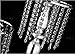 LANLONG Set of 2 Crystal Centerpieces for Tables Silver Metal Flower Vase Stand for Wedding Party Reception Home Decor
