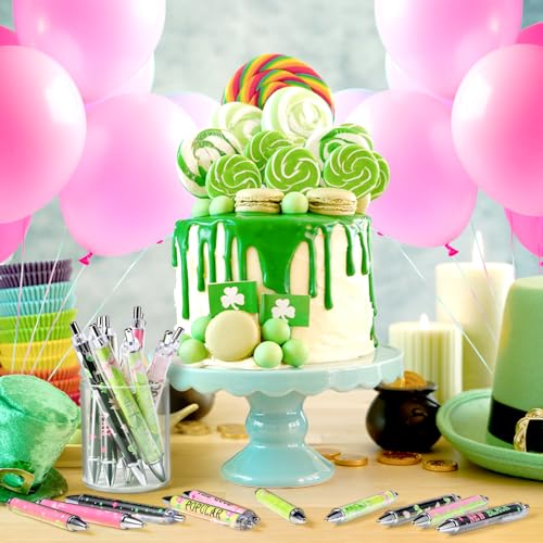 Kosiz 48 Pcs Witch Ballpoint Pens Bulk Back to School Pens Gifts Princess and Witches Classroom Rewards Pink Green Ballpoints for Home School Office Summer Birthday Baby Shower Party Supplies - Image 6
