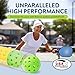 Pro Aviana Outdoor Pickleball Balls USAPA Approved for Tournament Play 6 12 48 Packs Durable 40-Hole Design Ideal for All Skill Levels Pickleball Accessories Pickleball Balls Outdoor (Green 12 Pack)