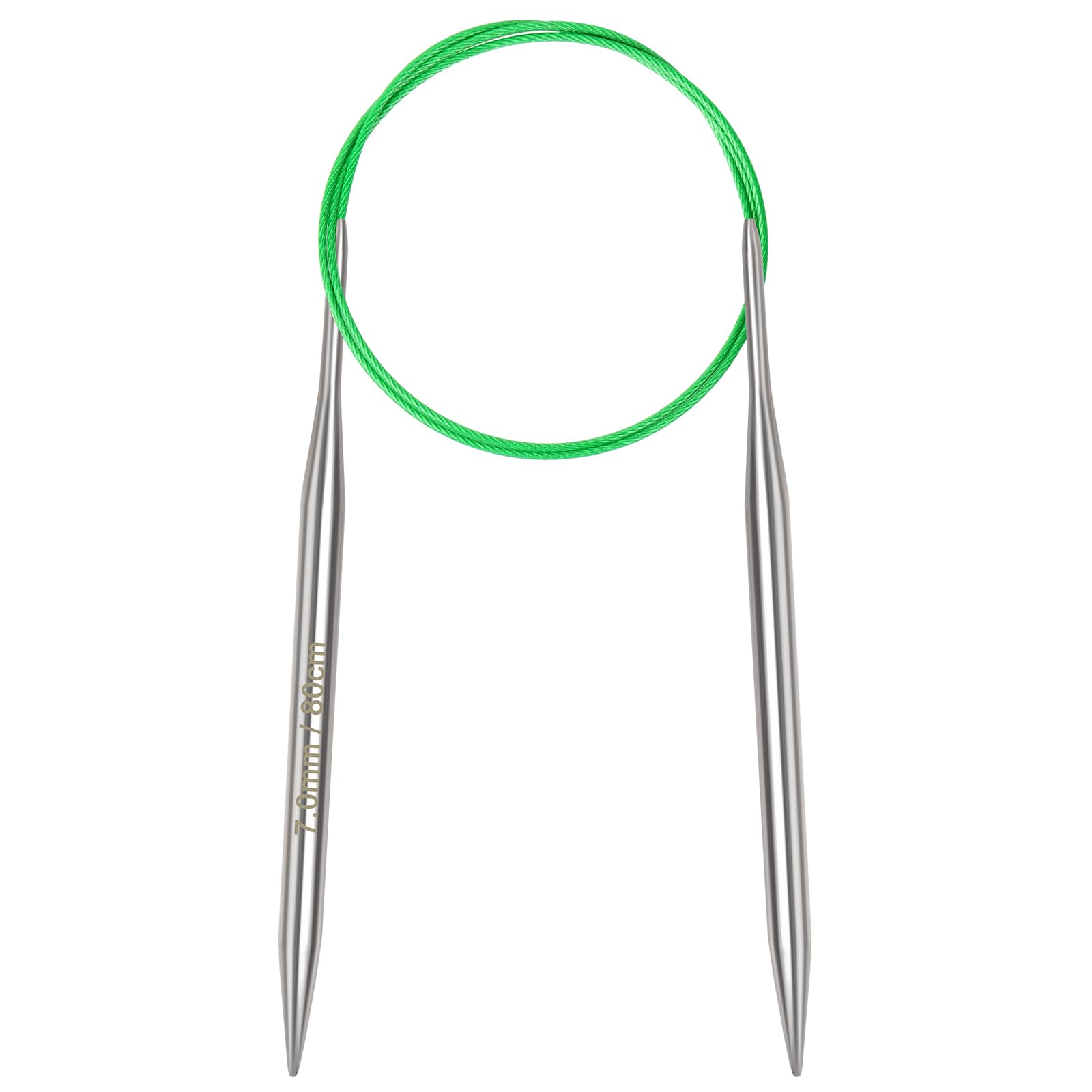 Aeelike 7mm Circular Knitting Needle 80cm, Circular Needles for Knitting