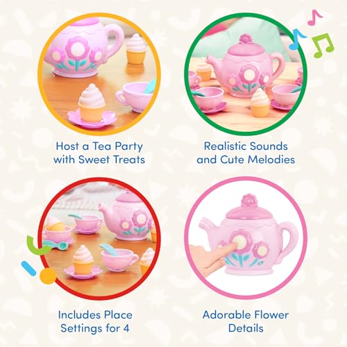Battat BT7251Z Play Circle- Singing Teapot – Toy Food – Pretend Play- Kitchen Set thumb #2