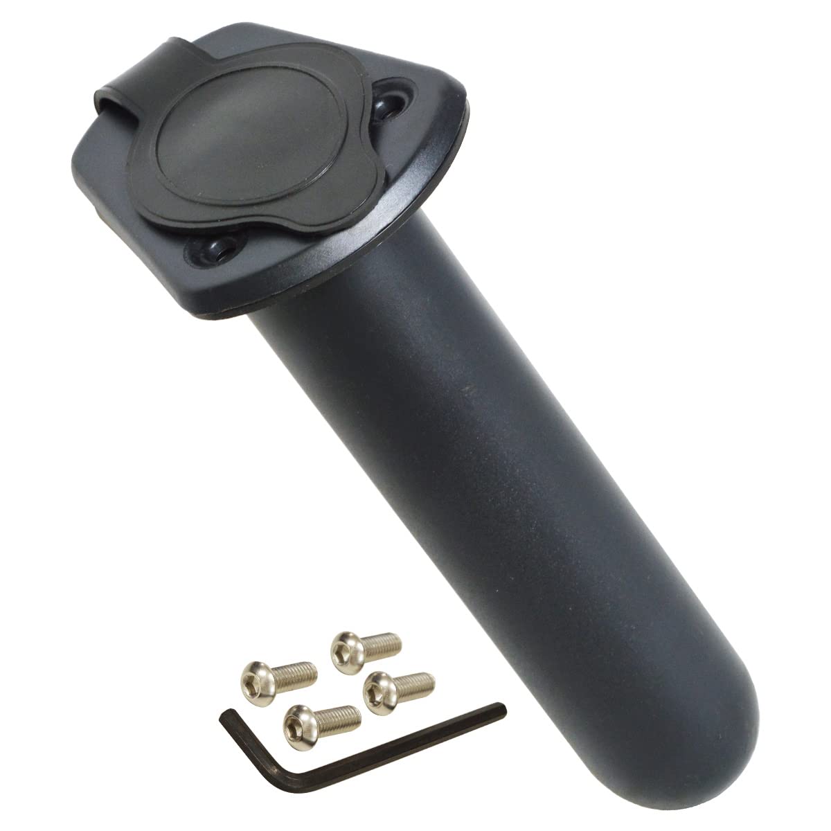 Amazon | 30度 ロッドホルダー [埋め込み] 樹脂製 キャップ 専用取付