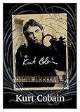 jual poster kurt cobain Material: 100% poliéster, tamaño: aproximadamente 105 cm x 75 cm