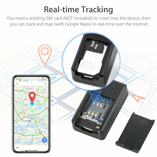 Image of BEEBIRD Mini Magnetic GPS Tracker | Real Time Location | Portable Safety Solution | Magnetic Wireless Hidden Tracking Device for Cars, Bikes, Kids, Pets, and Personal Items