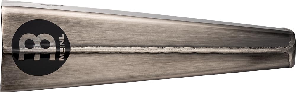 Meinl Percussion Handheld Cowbell Instrument - Großes Aufschlagidiophon - Länge 7,75 Zoll - Stahl, Silber (STB785H)