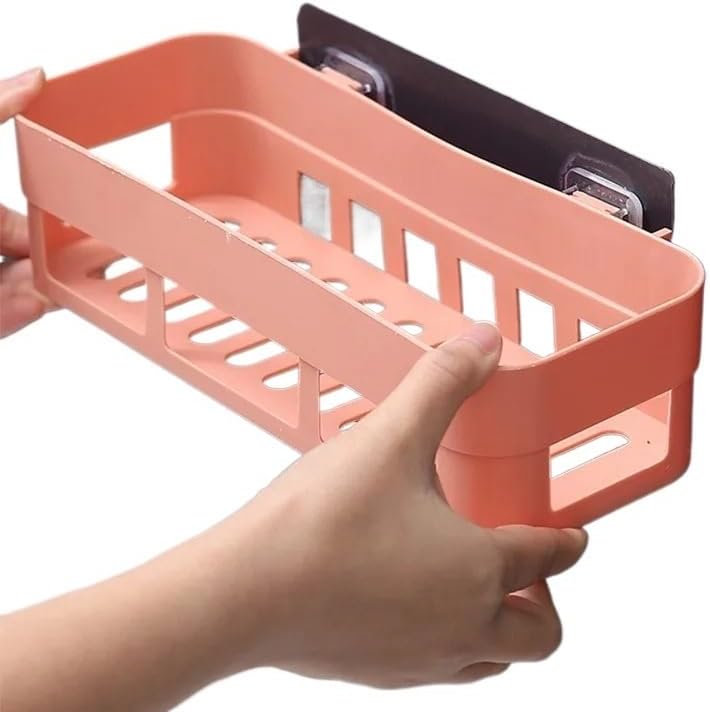 Miniatura 2 de Organizador de ducha Estante de baño organizador adhesivo para baño, cesta de almacenamiento de Gel de champú, decoración de esquina de baño,