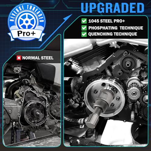 Image of Valchoose 24mm&27mm Flywheel Puller, 20mm&24mm Clutch Lock Nut Spanner Kit
