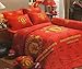 Manchester United Football Club Official Licensed Bedding Set, Bed Sheet, Pillow Case, Bolster Case, MU001 Set A, 42"x78" Twin Size