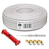 digitalfähiges antennenkabel 📺 Hervorragender Empfang für 8K 4K UHD 3D FULL HD HDTV Signale. / vor allem in der Fernsehtechnik angewandt / auch Industriefernsehen.