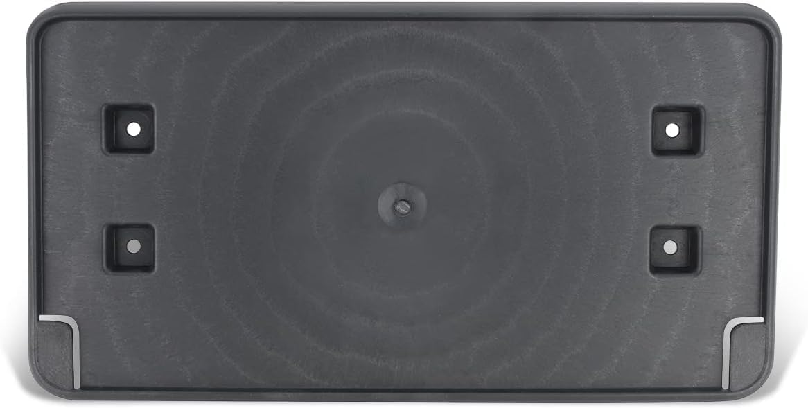 DAT AUTO PARTS Front Bumper License Plate Frame Tag Mounting Bracket Holder Replacement for 2019-2023 Jeep Cherokee Trailhawk Models Only Black Textured Plastic CH1068159 68288477AA