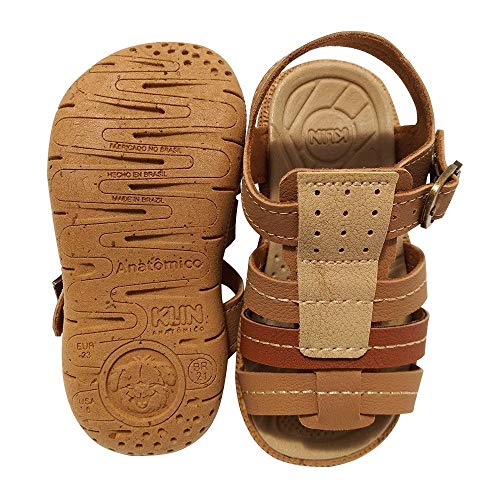 Papete Infantil Menino Masculino da Klin Casual Tamanho:24;Cor:Marrom