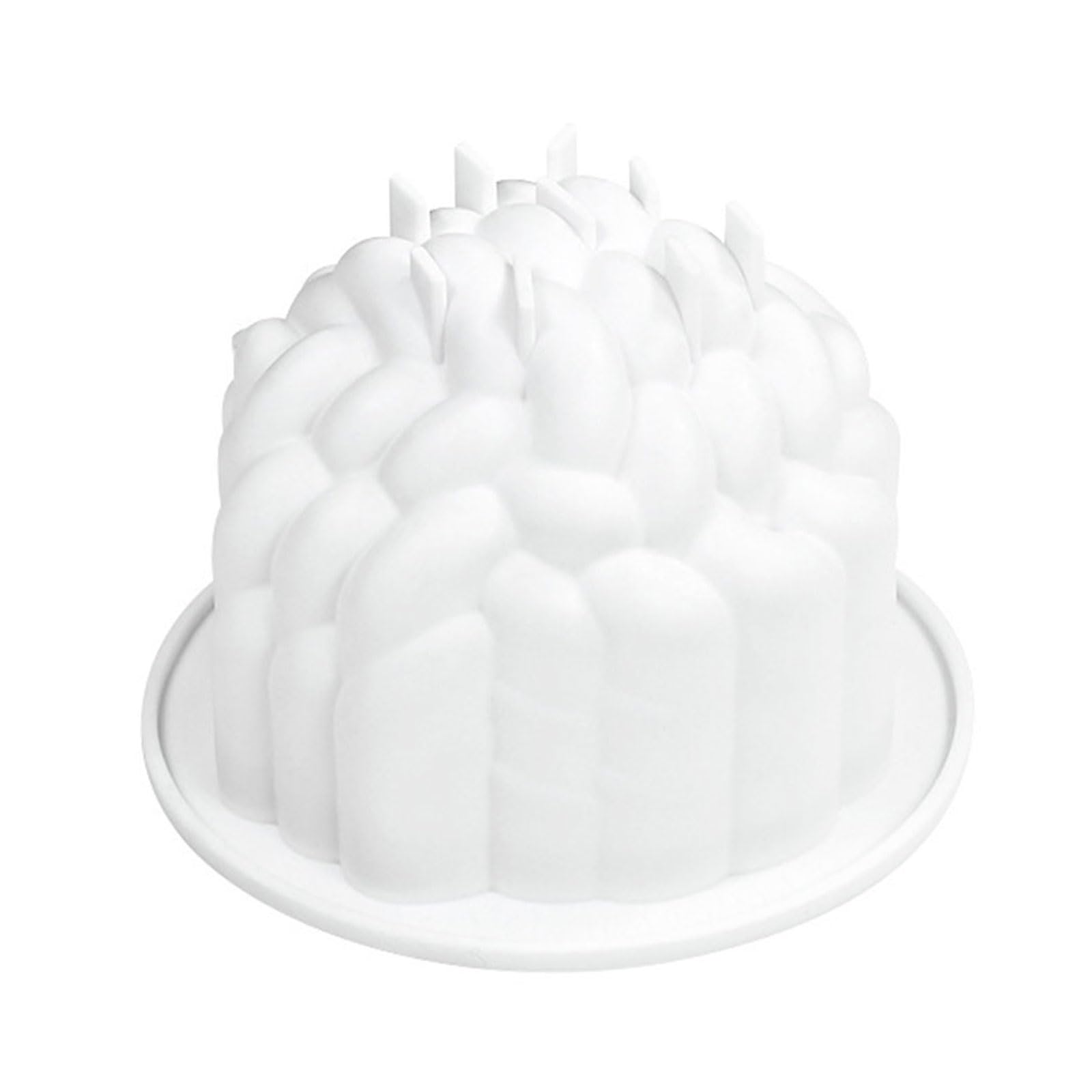 Osniyaw White Yarn Ball Designs Silicone Moulds For Mousses, Cakes, Chocolates And Artistic Candles, Kitchen Baking Mould, Silicone Yarn Ball Baking Tool