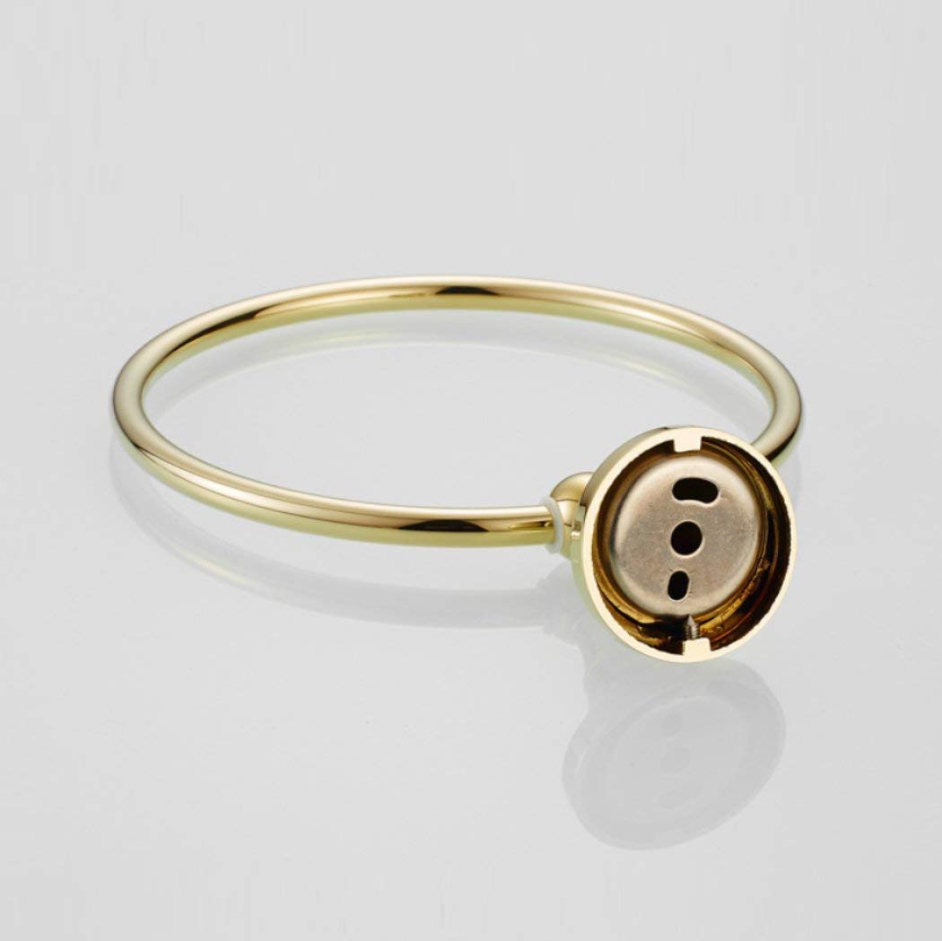 GZZ Toallero de Cobre Dorado Estante de Anillo Inicio Productos Toallero Colgante Toallero Toallero Anillo Cocina y baño Accesorio de Hardware Toallero Circular