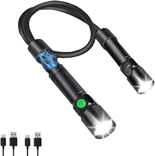 Bnnlqpsttg Luz de Trabajo con Cuello Desmontable LED para Reparación de Coche y Lectura.