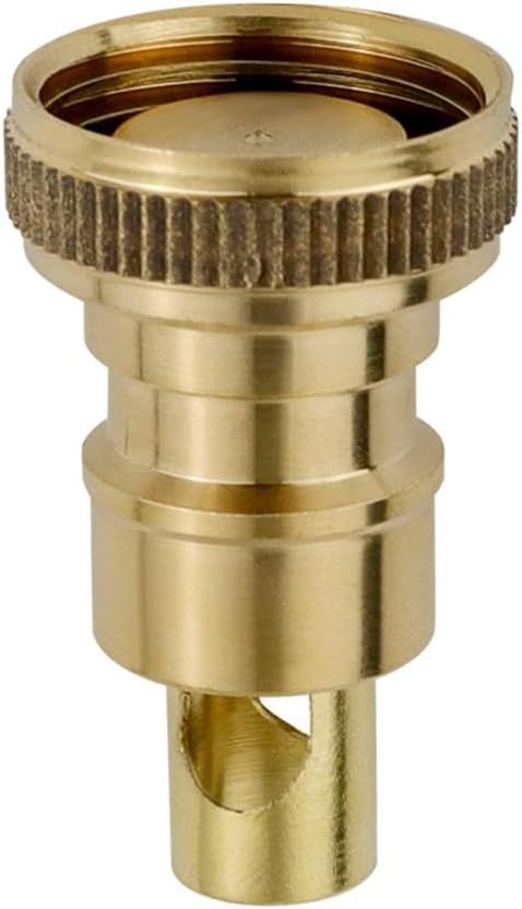 Brass Washing Machine Angle Valve with Automatic Water Stop Function, /2 Inch Inlet, Detachable Joint for Leak Prevention and Flood Safety(Stainless steel)