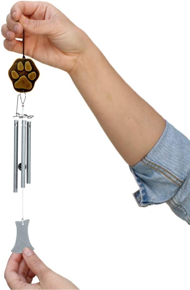 Paw Print Little Piper Wind Chime - Made in USA