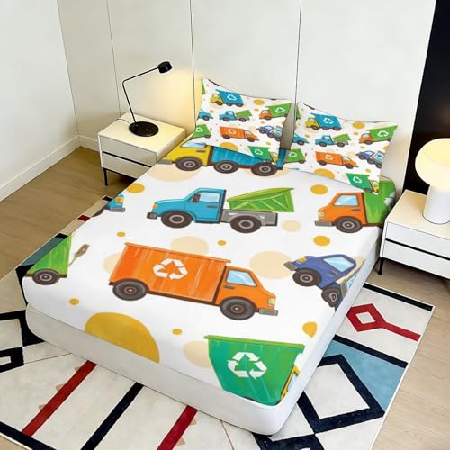 Drap housse antidérapant lavable en microfibre 3D