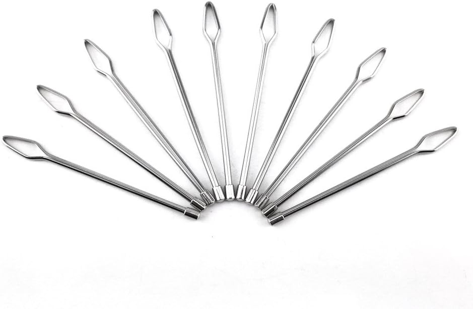 Honbay 10pcs Pinch Type Bodkin Needles for Elastic Threading Wool Yarn