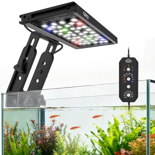 QZQ Fish Tank Light – Aquarium Light 24/7 Mode LED Aquarium Lights for Fish Tank with Adjustable Timer/Brightness, Aquarium Plant Light (12W for 7–12 Inch Tank) - Image 2