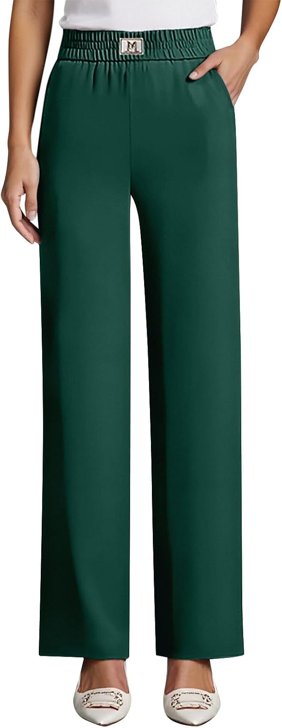 Women's Wide Leg Baggy Sweatpants Straight Leg Tall Soft Open Bottom Joggers Tummy Control Open Leg Wide Legged Loose