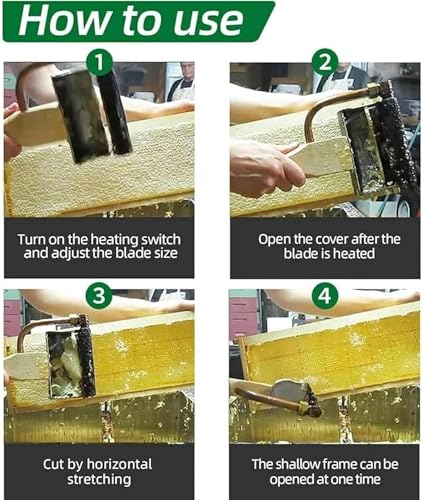 Outils d'apiculture électriques pour faciliter l'extraction du miel de hausse