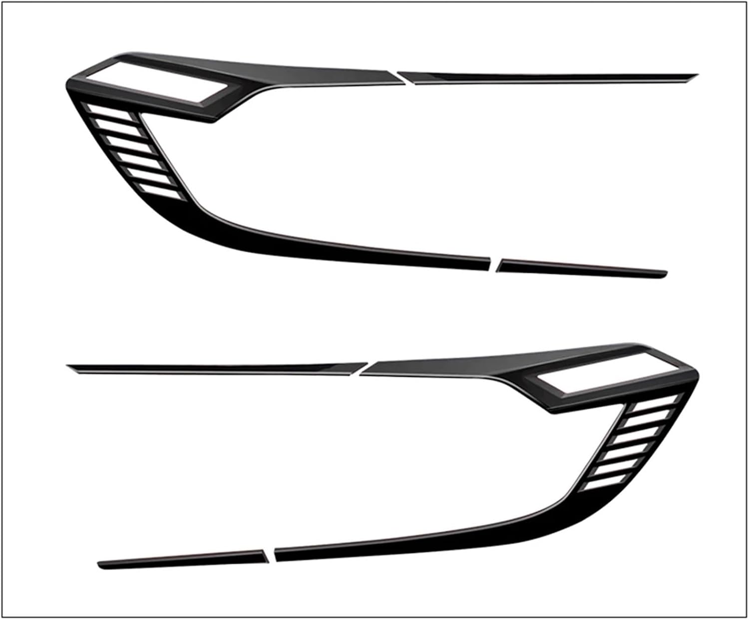 Rear Tail Light Lamp Cover Trim Lid Fit for Honda Accord 10th 2018-2022 Taillight Taillamp Eyelid Eyebrow Sticker Brow Decorative