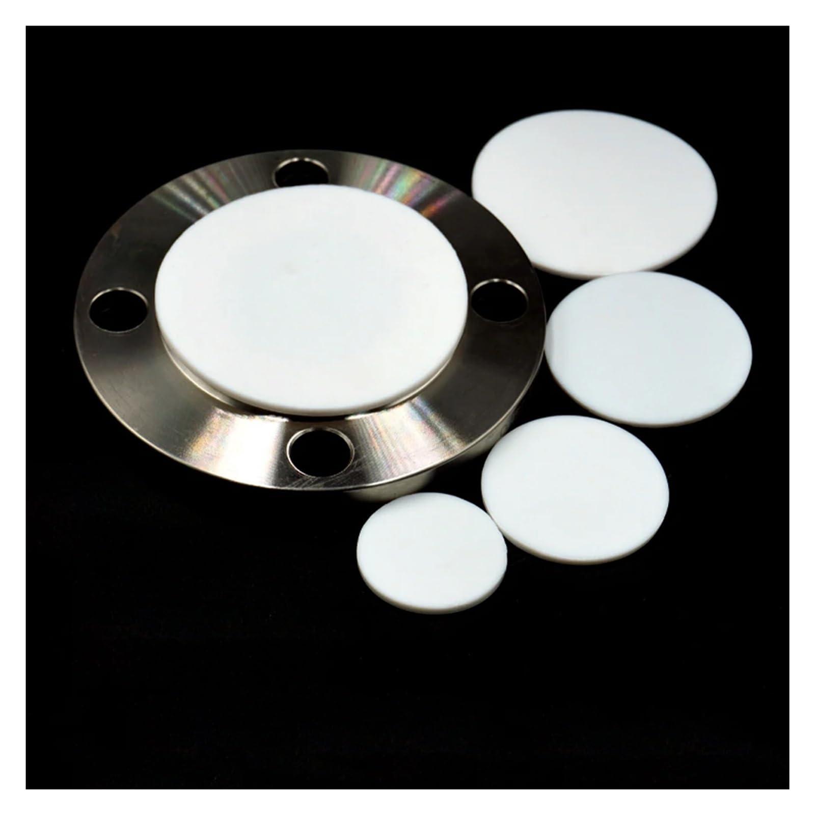 1 Uds. Hoja redonda de PTFE de 3mm tablero de PTFE sólido placa de junta de sellado de alta temperatura diámetro 45/58/68/78/88/102/122/138/158/188/212mm (Tamaño : 188x3mm)