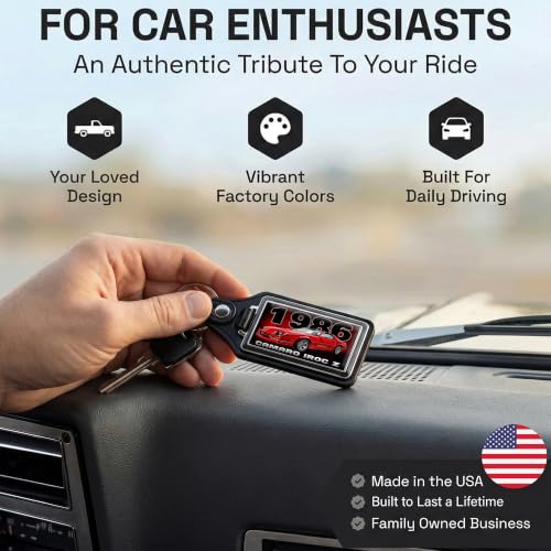 Image of Brotherhood Car Key Chain for Camaro - Classic Models Keychain