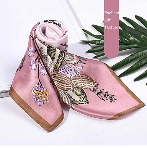 Image of ANDANTINO 100% Mulberry Silk Scarf -21 inch Square Neckerchief with Gift Packed