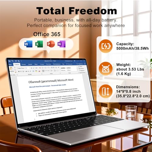 Image of Core i5 Laptop Computer 2026 New, 15.6 Inch Window 11 Pro Lap Top PC 16GB RAM 1TB SSD, 2-Year Warranty, Office 365, FHD 1920 * 1080 IPS Display, Backlit Keyboard, WiFi5 BT4.2 USB, UHD Graphic