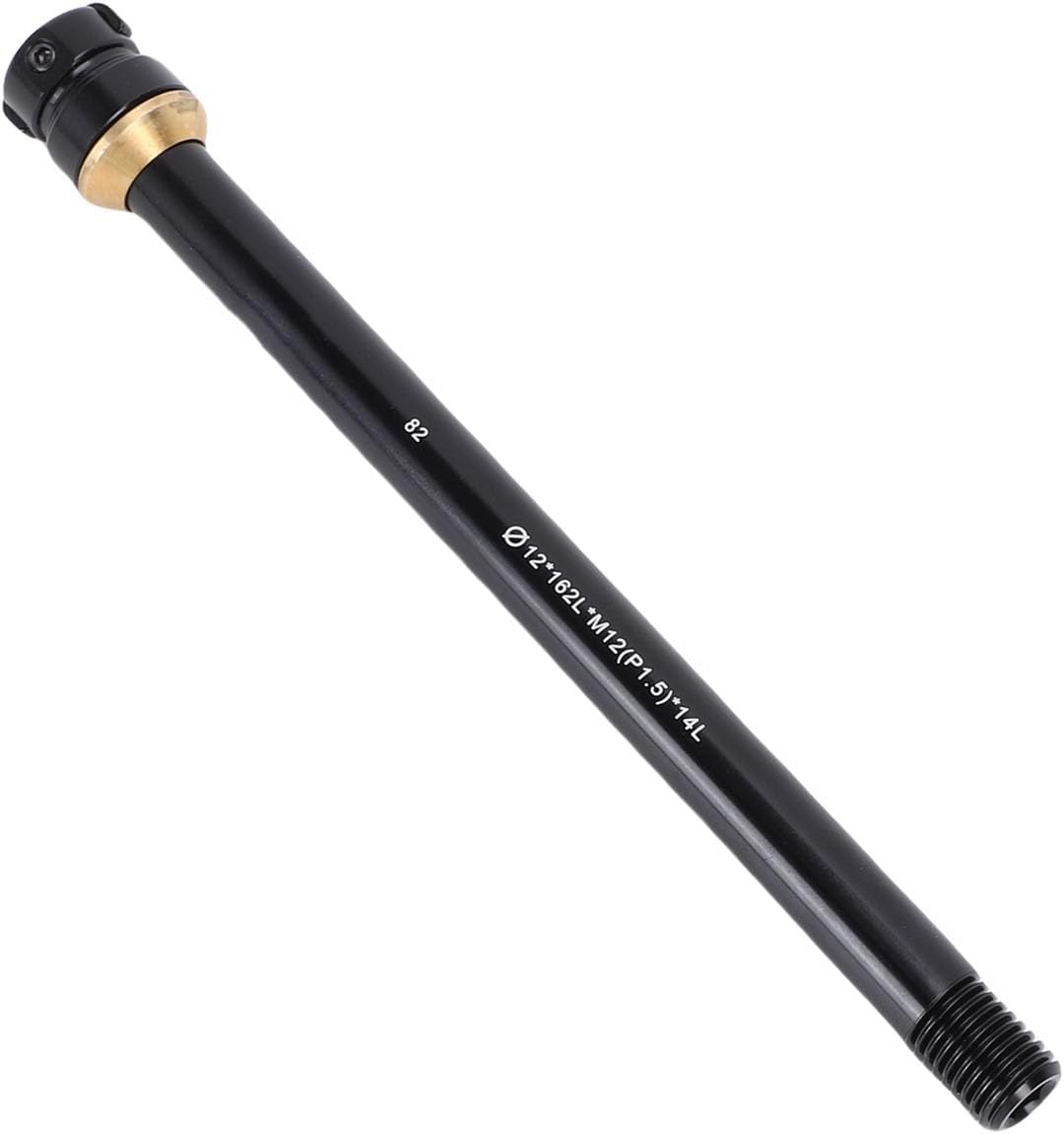 Front Axle, 12x162mm 1.5mm Thread Pitch Aluminum Alloy Bike Thru Axle for Bikes