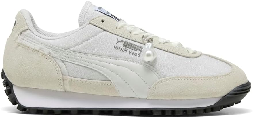 PUMA Womens Easy Rider Glam Lace Up Sneakers Shoes Casual - Grey