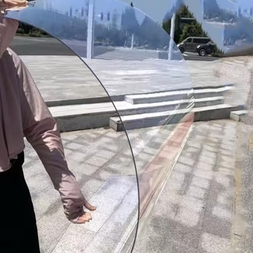 Planchas Transparentes de Policarbonato,1,2 mm Placa Duradera PC,Planchas Revestimiento de Repuesto para Invernadero,para Jardín,Marquesinas Exterior,Personalizable (0,5m x 2m)