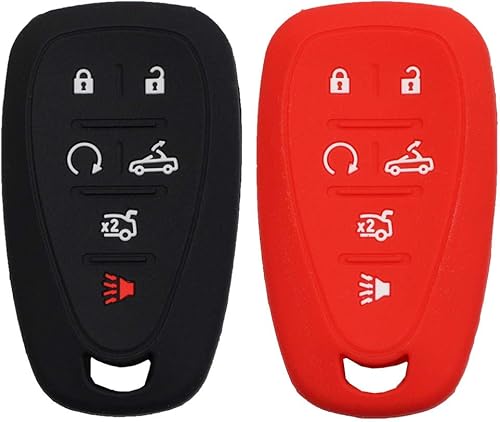 Miniatura 6 de Funda protectora de silicona con control remoto de 6 botones, compatible con Chevy Chevrolet 2016 2017 2018 2019 2020 2021 Camaro Convertible