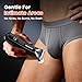 MAXGROOM Manscape 3 in 1 Body Hair Trimmer Men, Electric Razor for Pubic Hair,Ball Shaver with Controllable LED Light, IPX7 Waterproof Body Shaver for Mens Grooming, LED Display Type-C USB